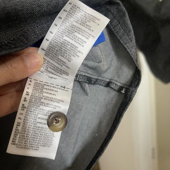 ADIDAS Skateboarding Gray Denim Hoodie jacket RARE Japan release XL NWOT! - Picture 6 of 7